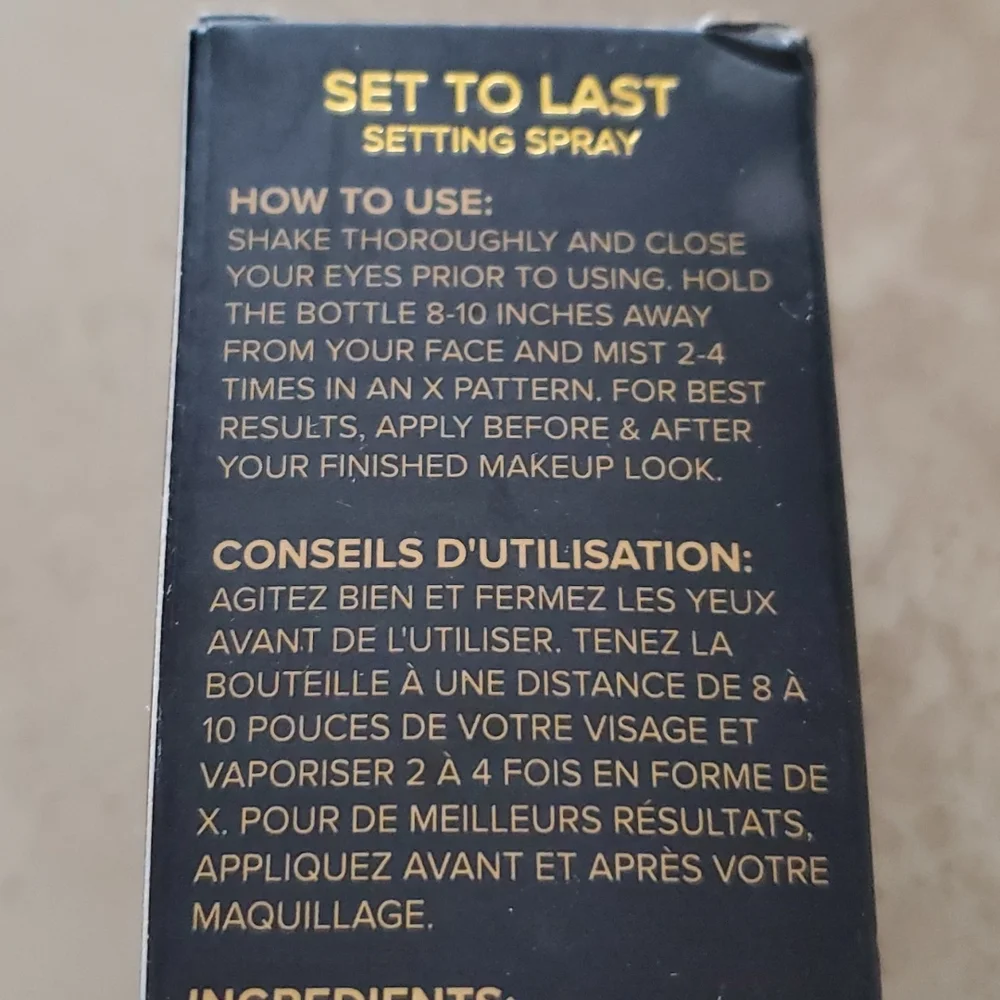 Setting Spray